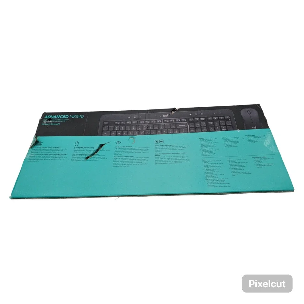 Logitech MK540 Advanced Wireless Keyboard and Mouse Combo 920-008671 Black